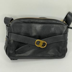 Tory Burch Black Crossbody Leather Bag